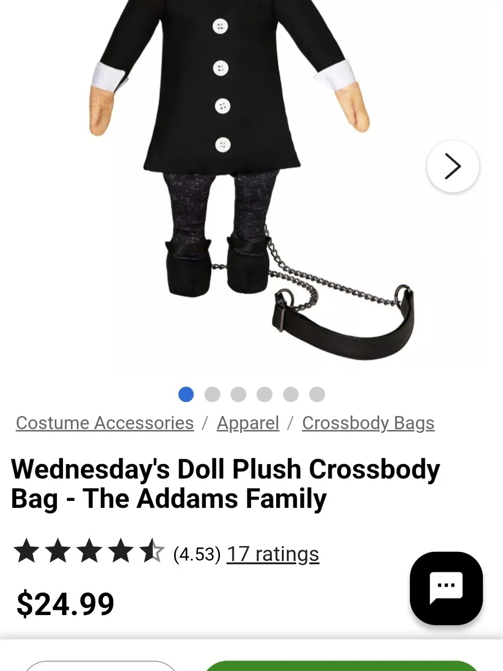 The Addams Family Crossbody - Black & Tan Doll Style